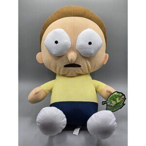 Large 15" Rick and Morty Adult Swim Morty Plush Original Toy Factory With Tag